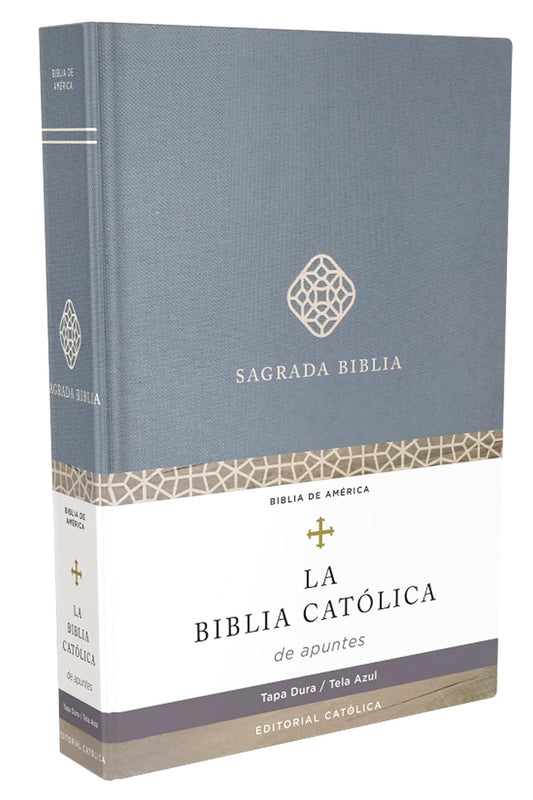 iblia Católica de Apuntes (Edición Especial en Tela Azul - Letra Confortable)